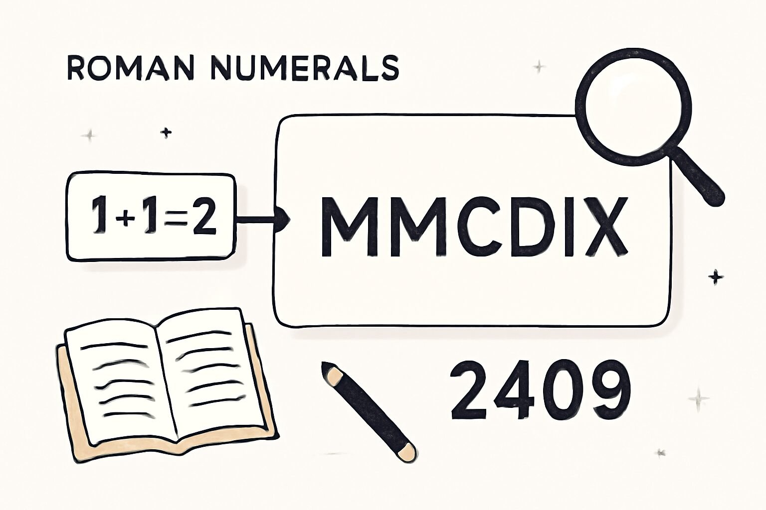 Roman Numerals: 2409