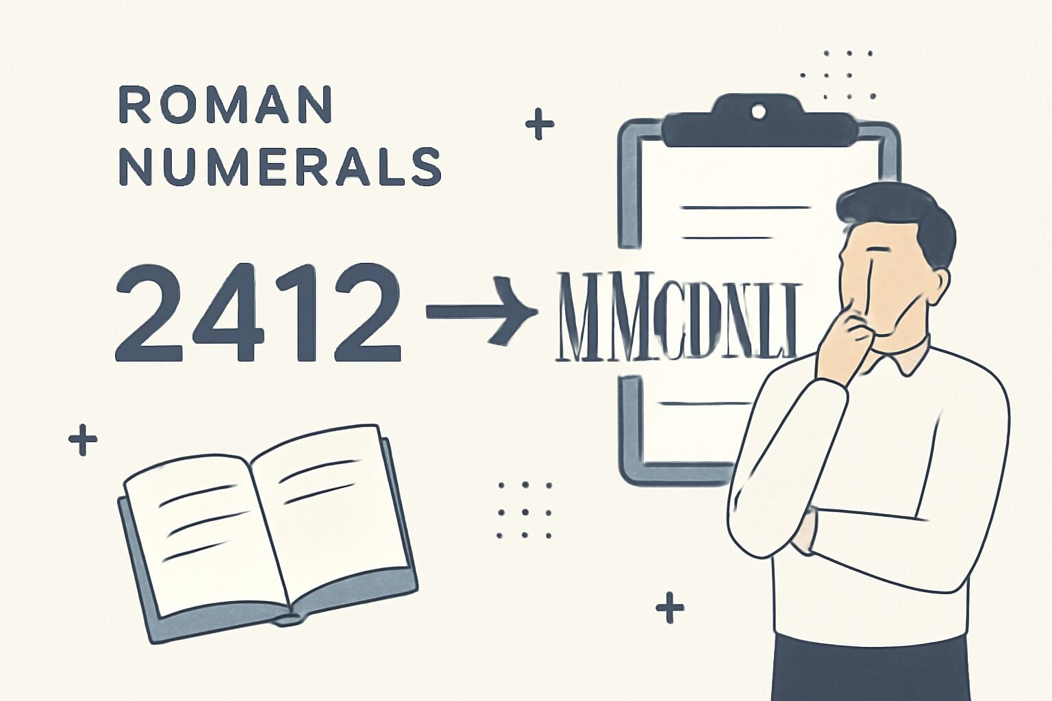 Roman Numerals: 2412