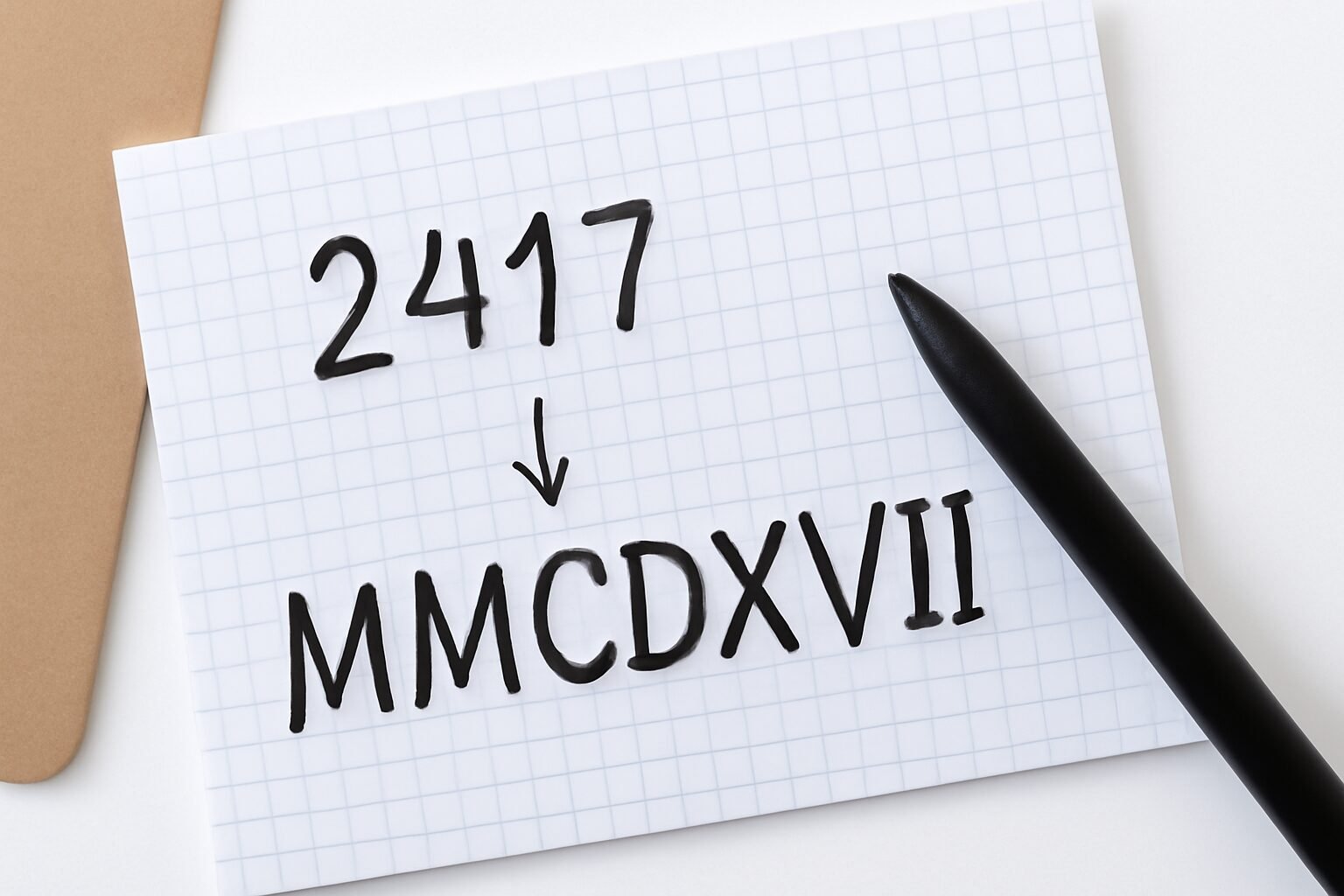 Roman Numerals: 2417
