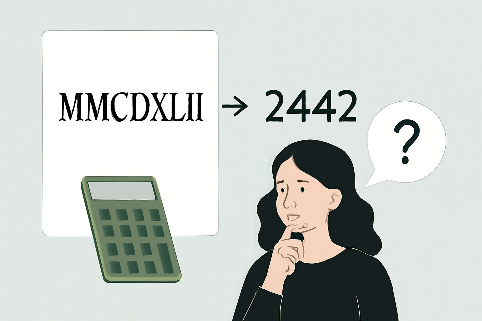 Roman Numerals: 2442