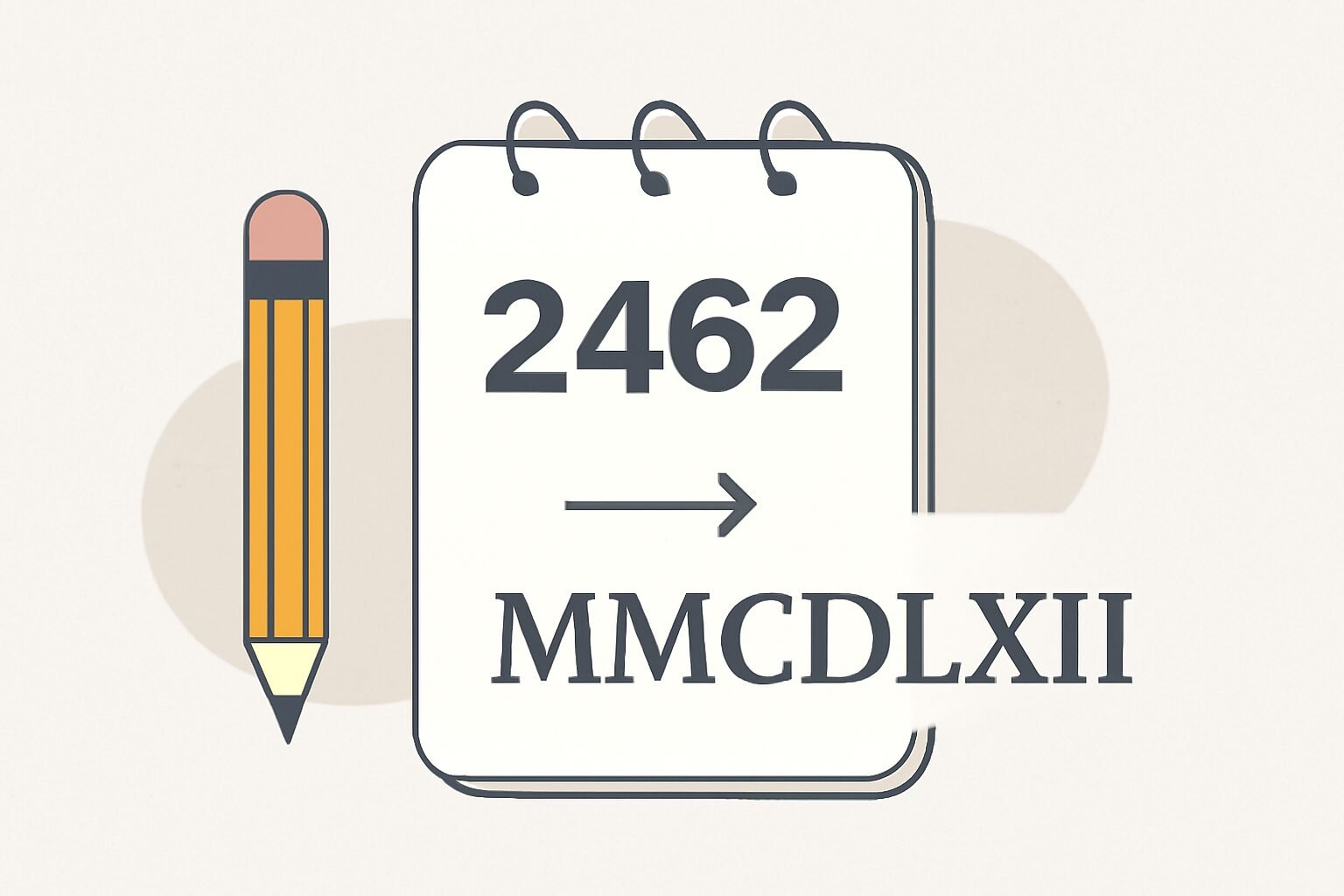 Roman Numerals: 2462