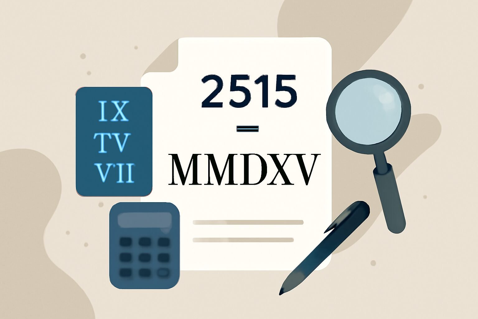 Roman Numerals: 2515