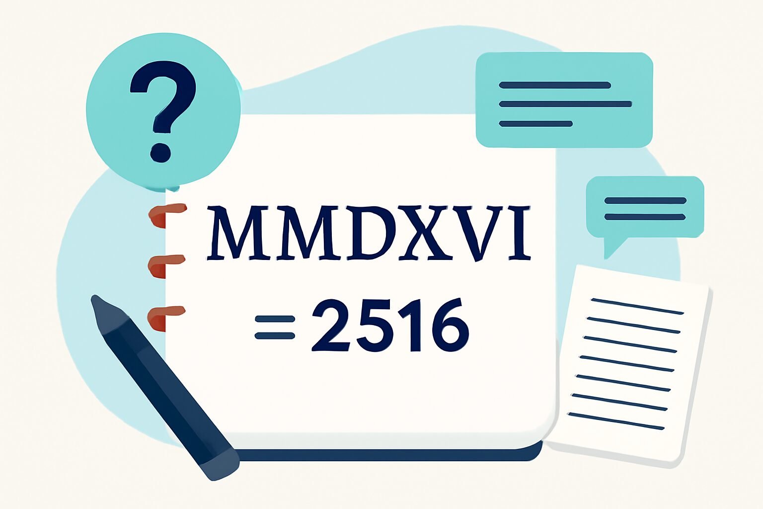 Roman Numerals: 2516