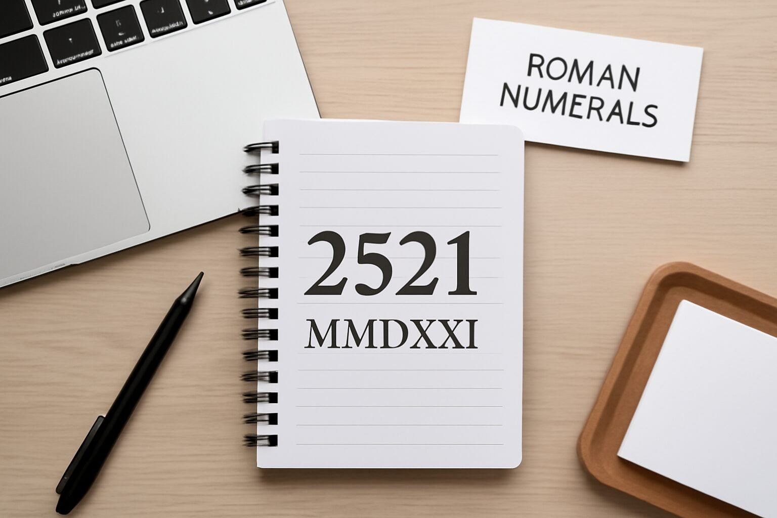 Roman Numerals: 2521
