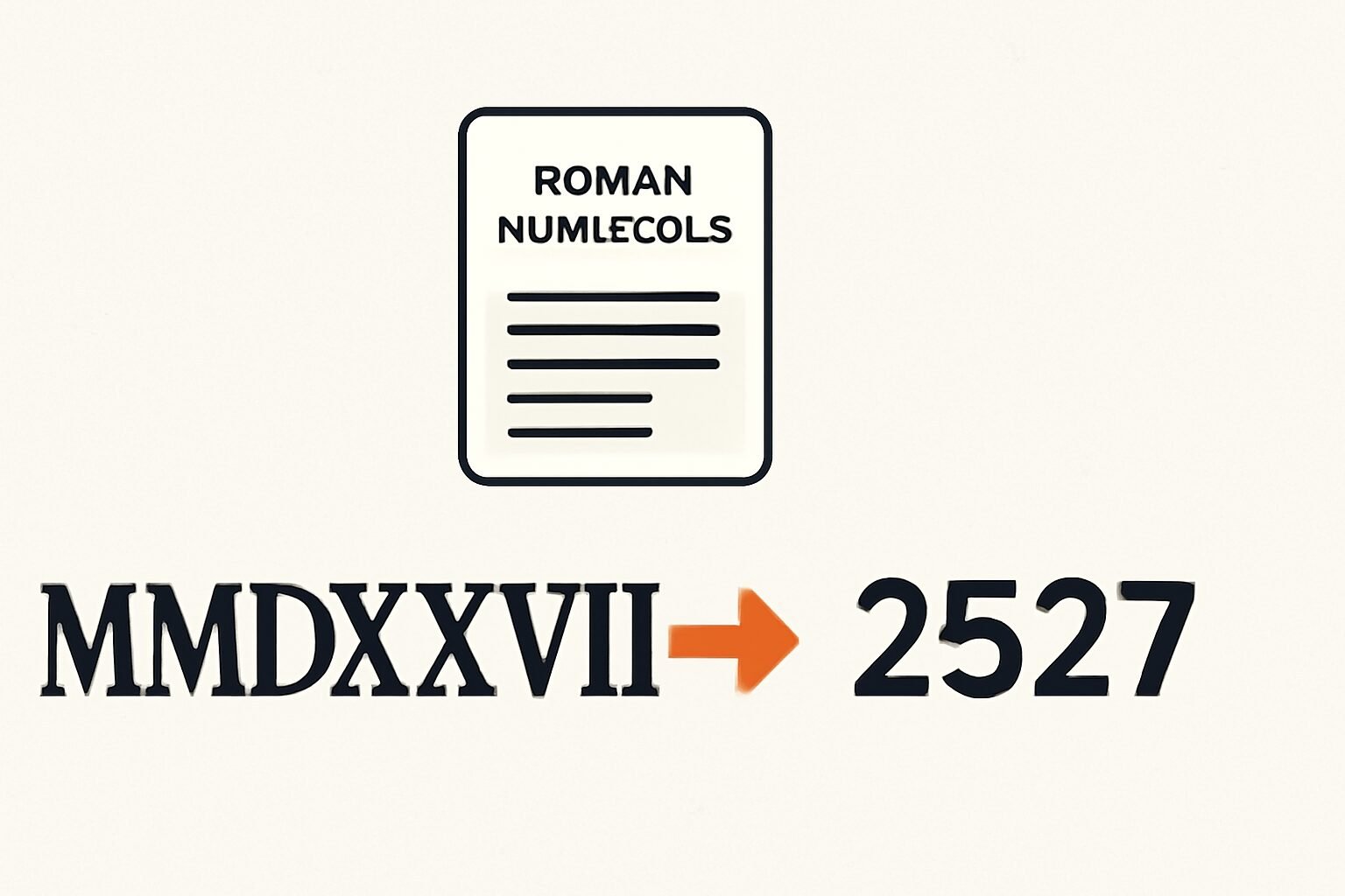 Roman Numerals: 2527