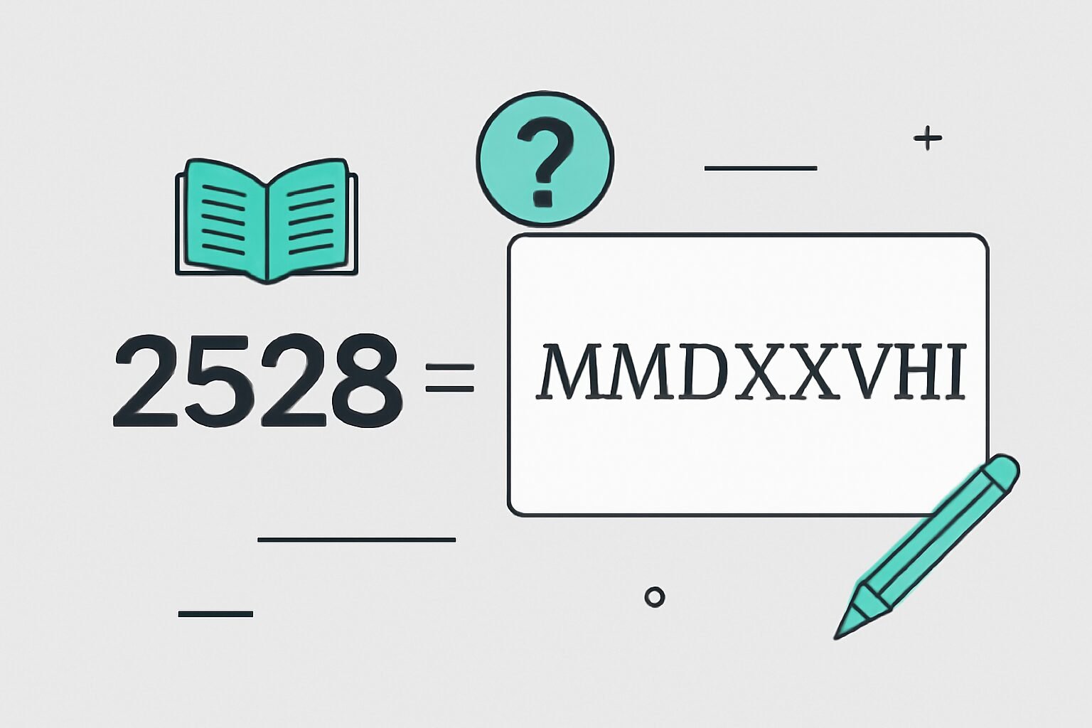 Roman Numerals: 2528