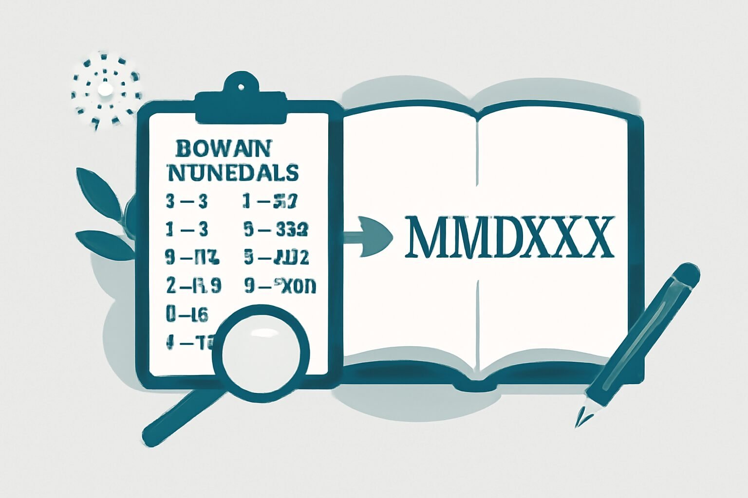 Roman Numerals: 2530