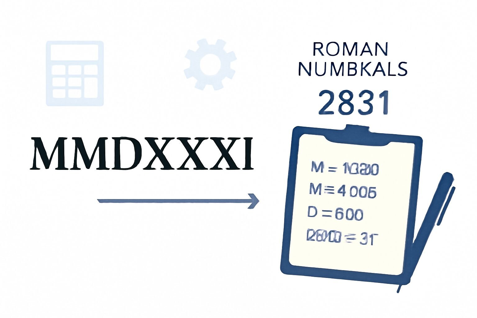 Roman Numerals: 2531