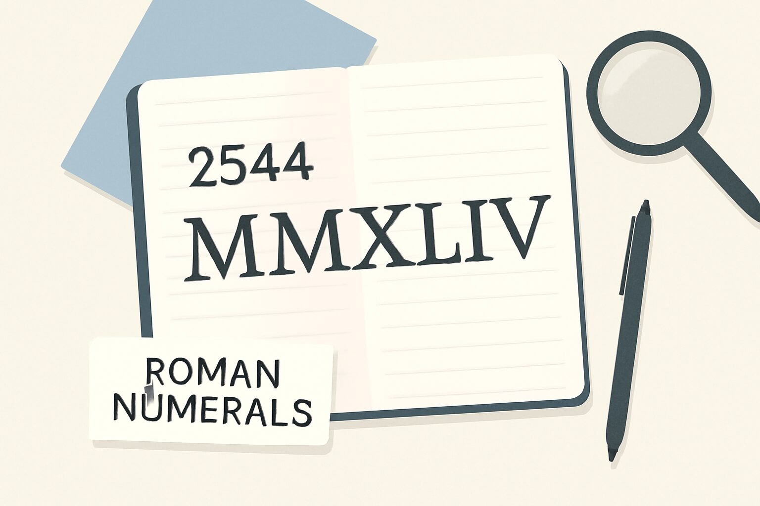 Roman Numerals: 2544