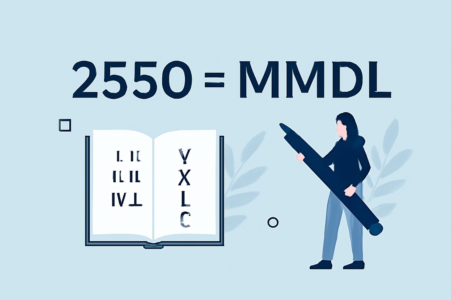 Roman Numerals: 2550
