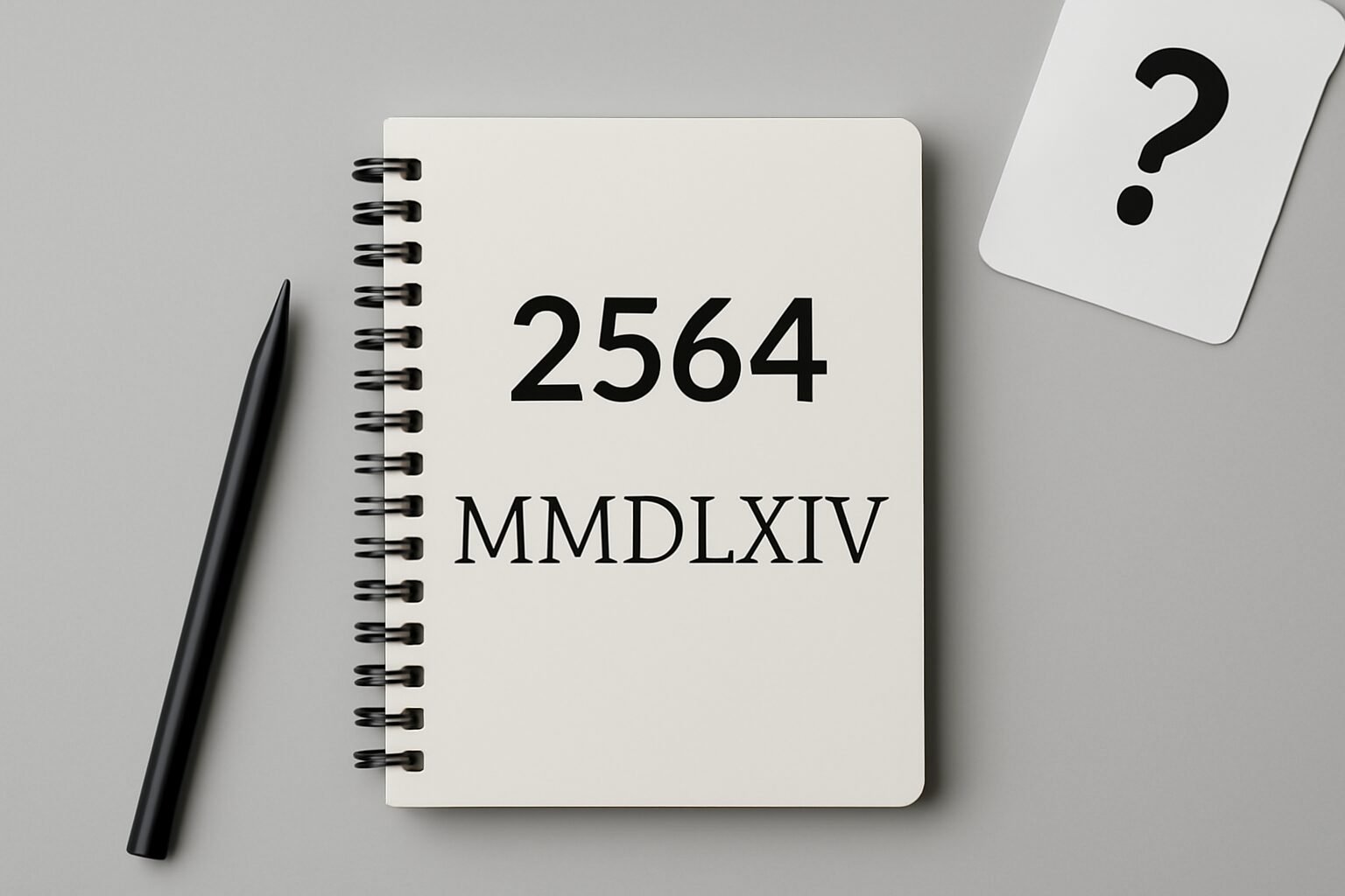 Roman Numerals: 2564