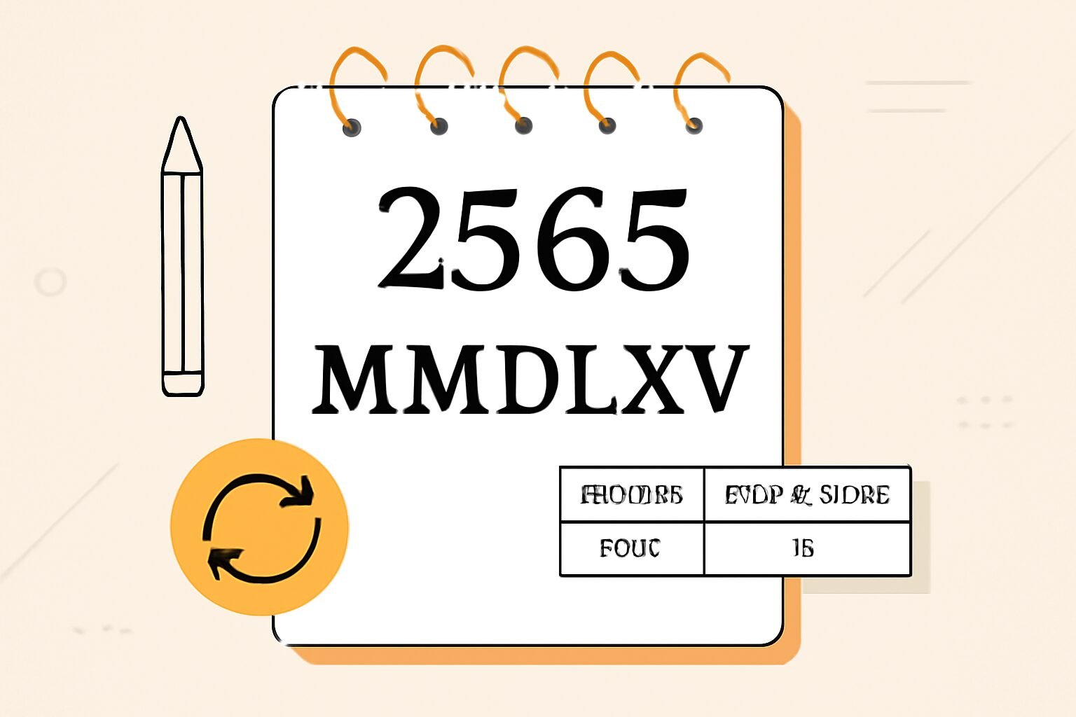 Roman Numerals: 2565