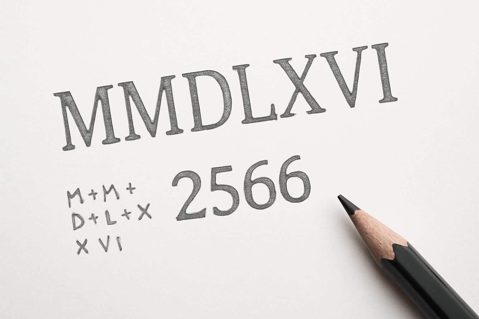 Roman Numerals: 2566