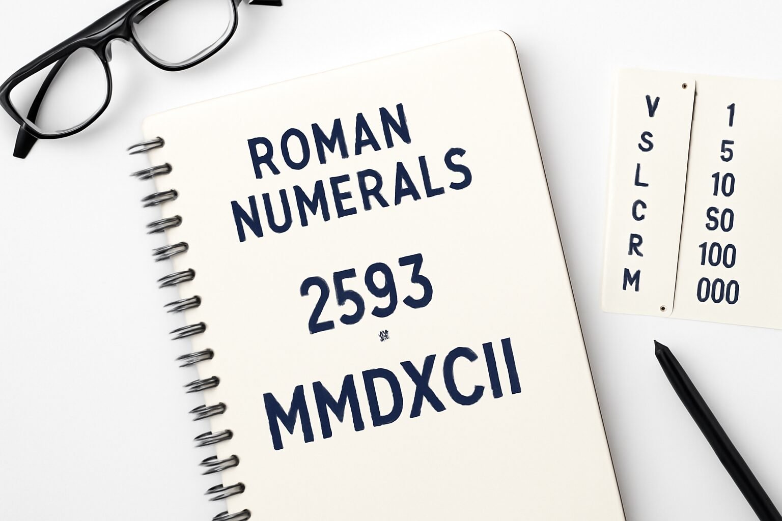 Roman Numerals: 2593