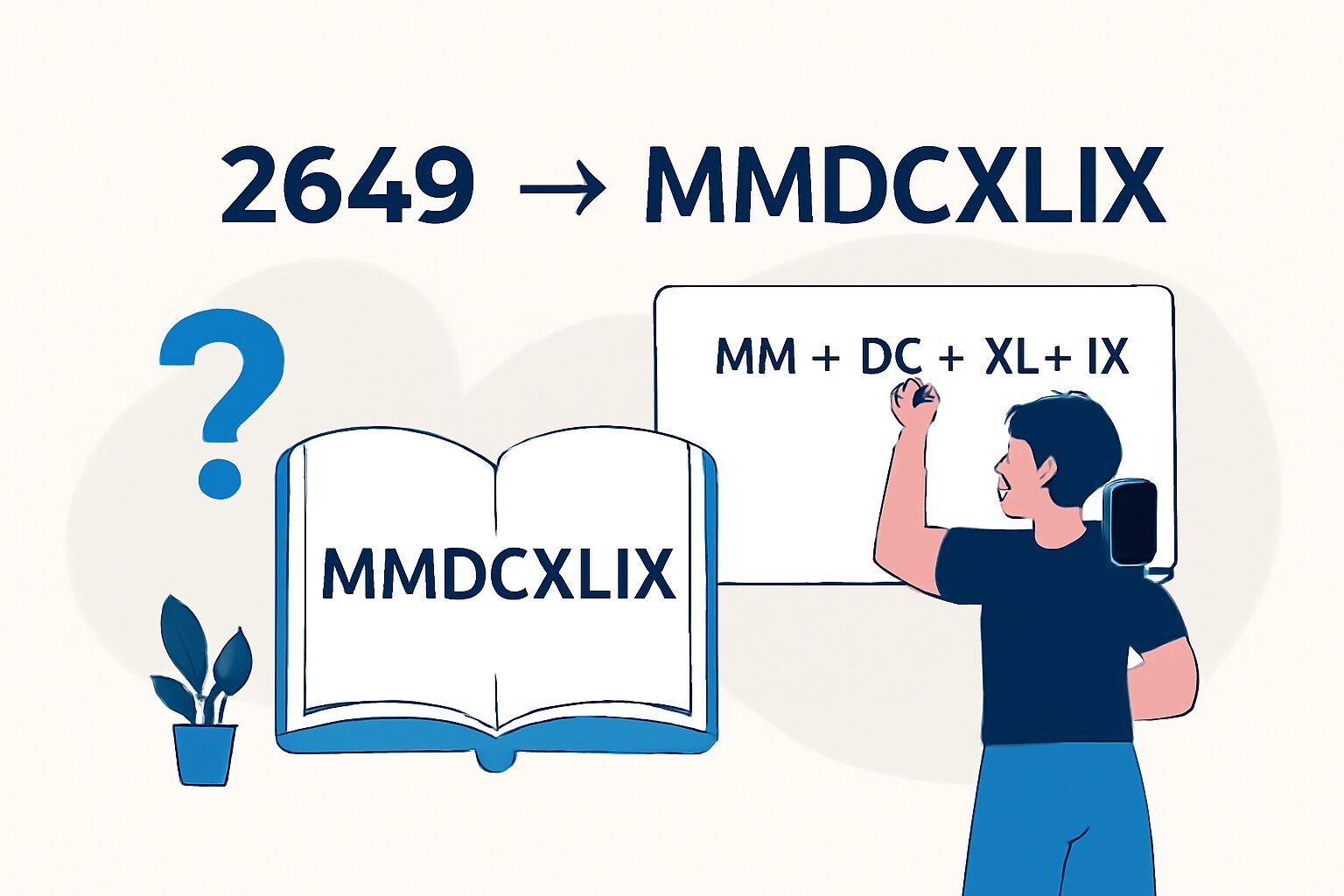 Roman Numerals: 2649