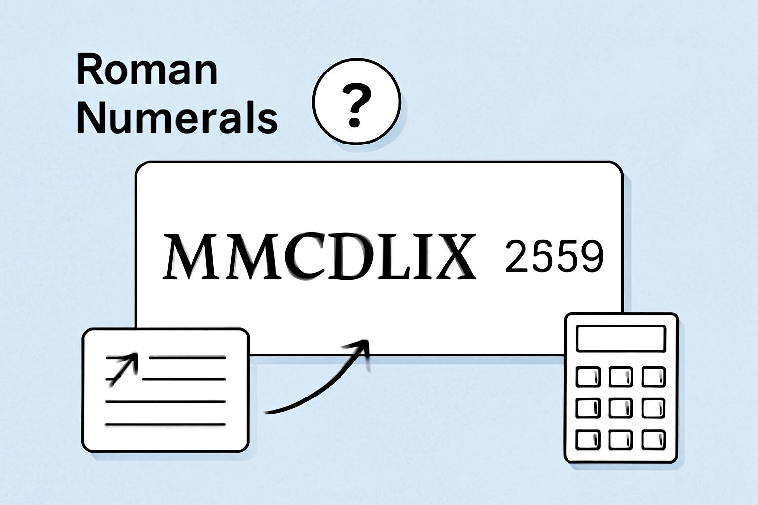 Roman Numerals: 2659