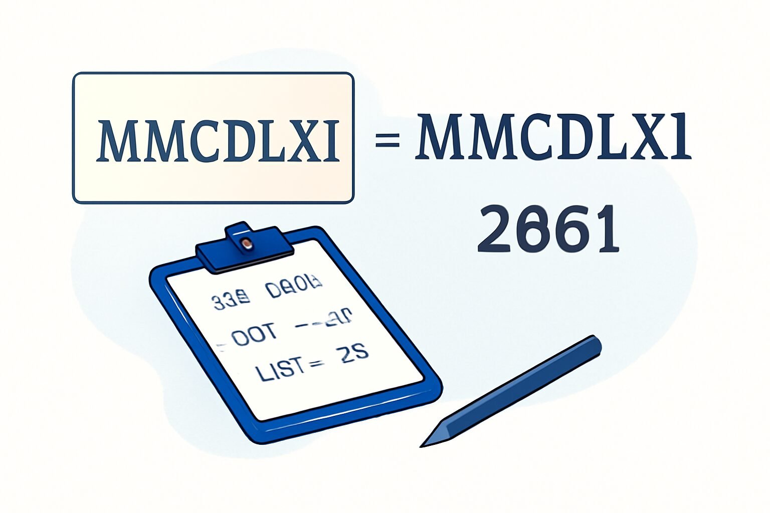 Roman Numerals: 2661
