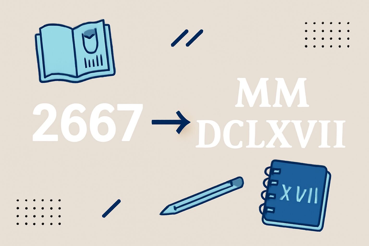 Roman Numerals: 2667