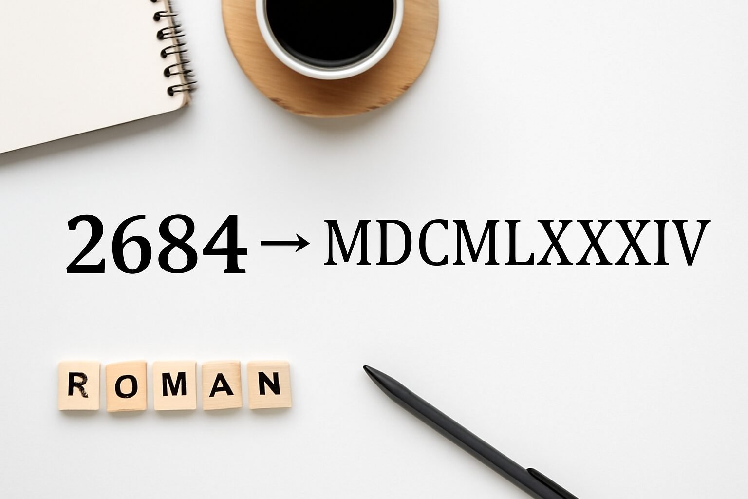 Roman Numerals: 2684