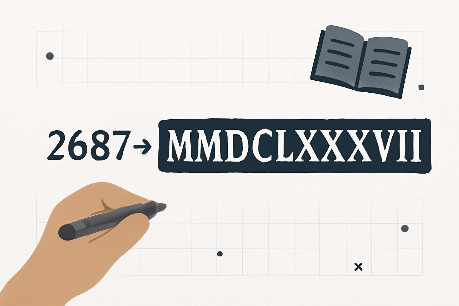 Roman Numerals: 2687