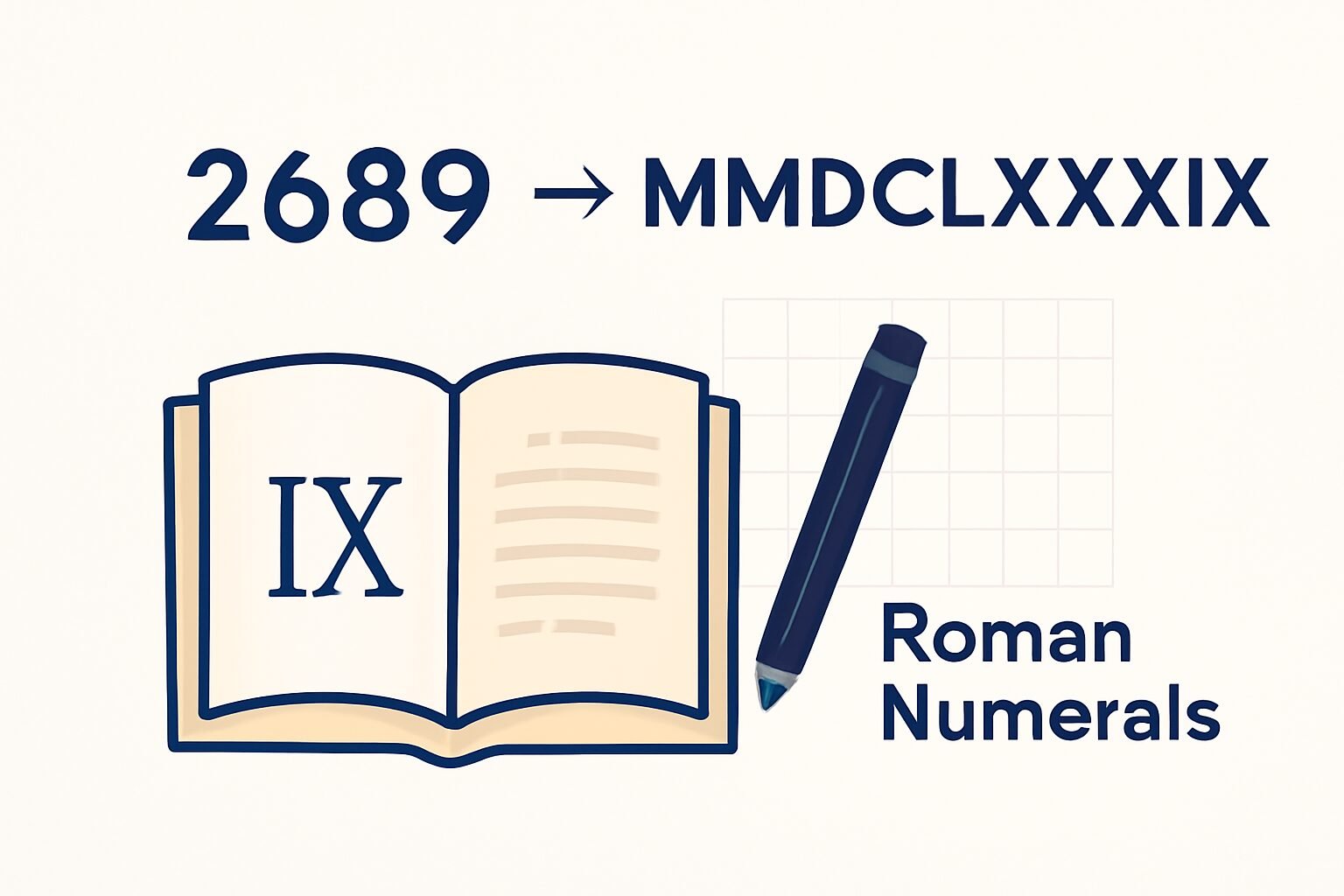 Roman Numerals: 2689