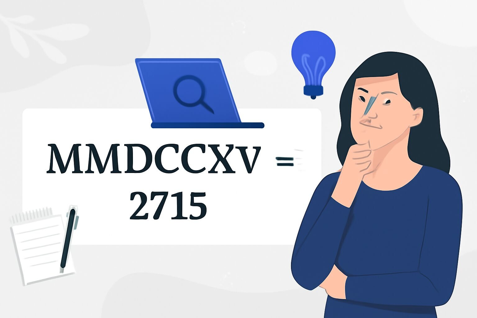 Roman Numerals: 2715
