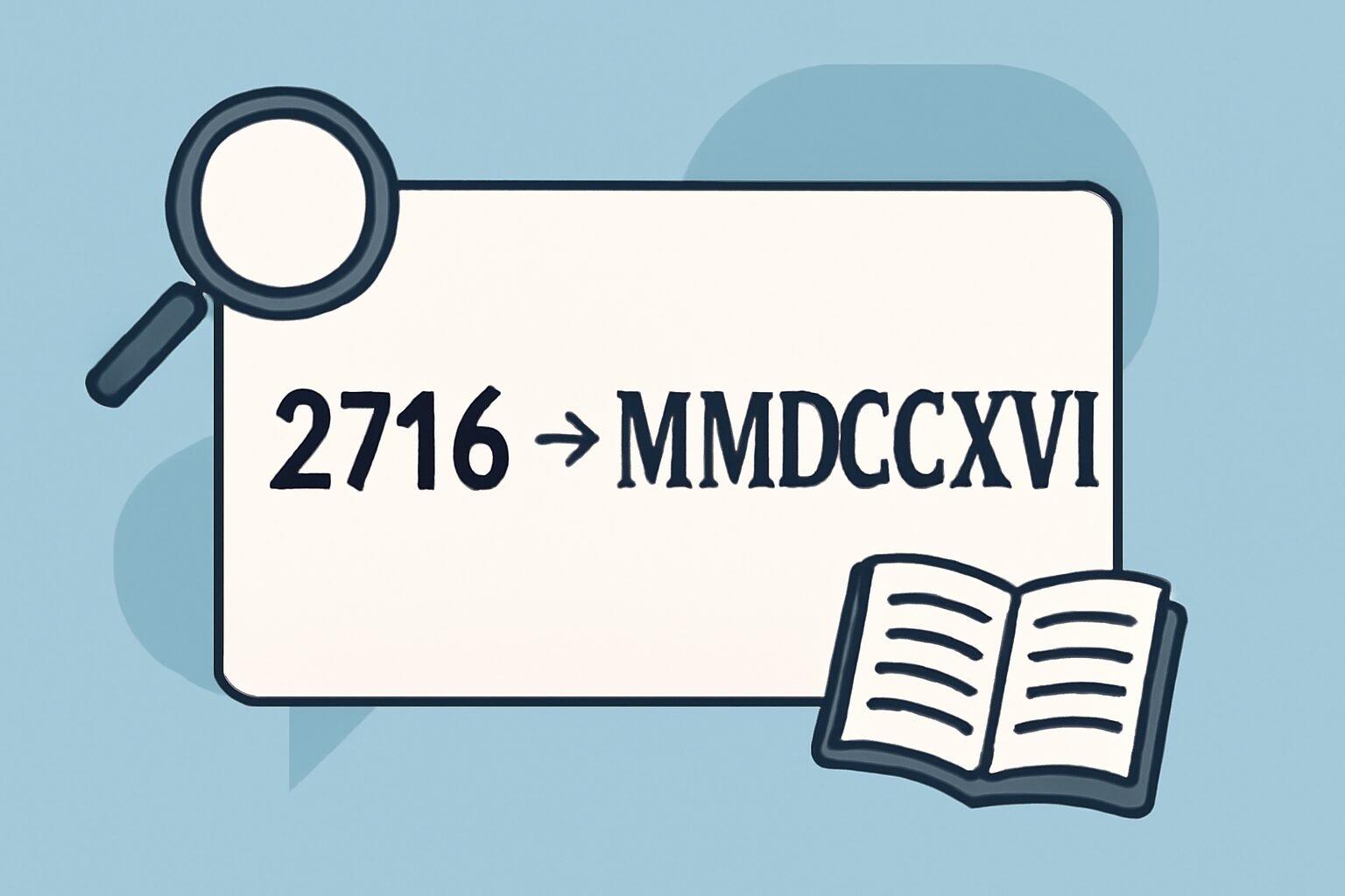 Roman Numerals: 2716