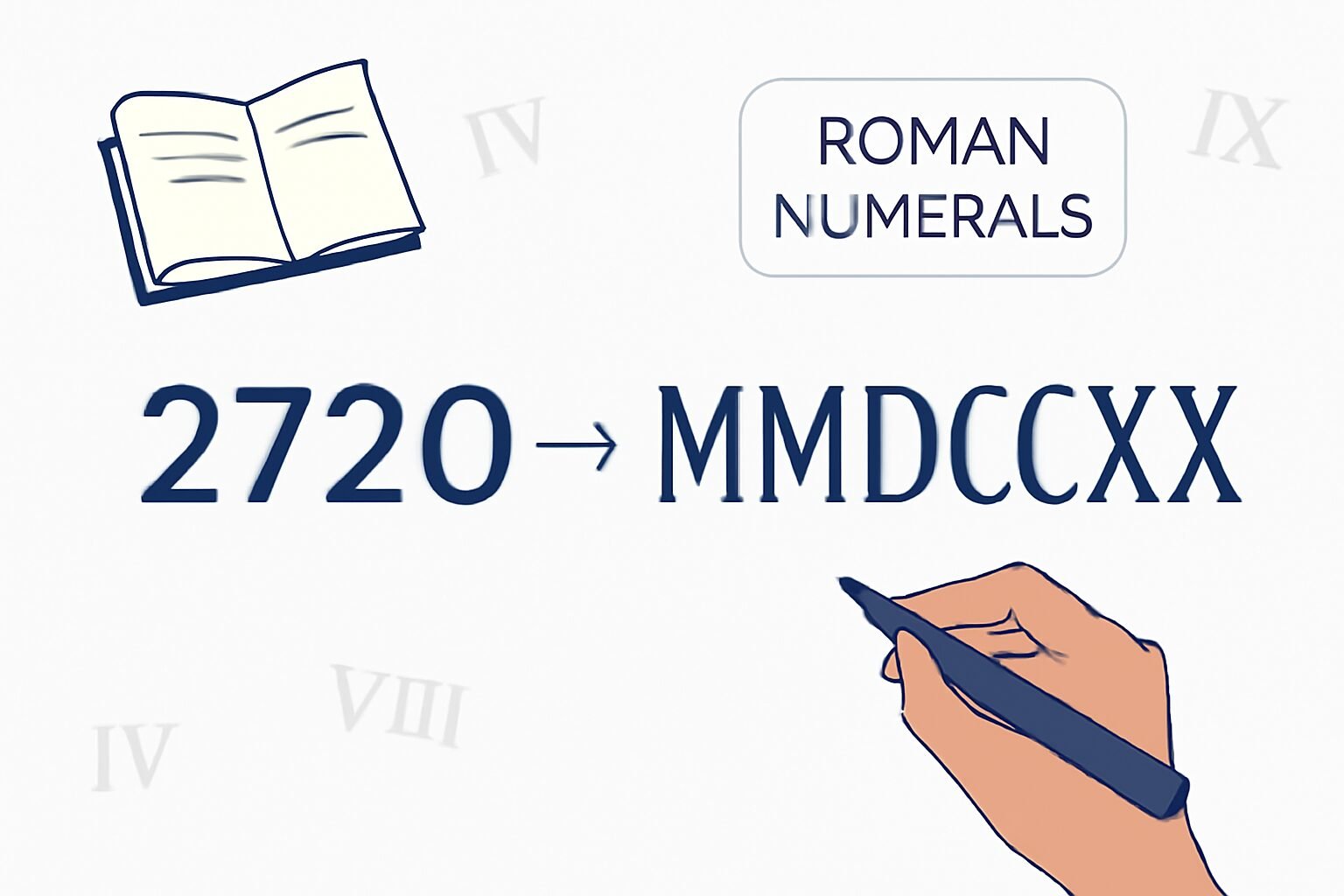 Roman Numerals: 2720