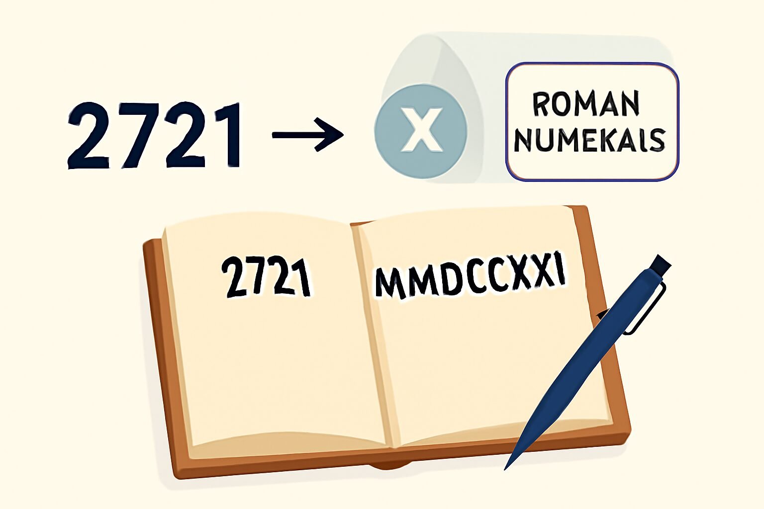 Roman Numerals: 2721