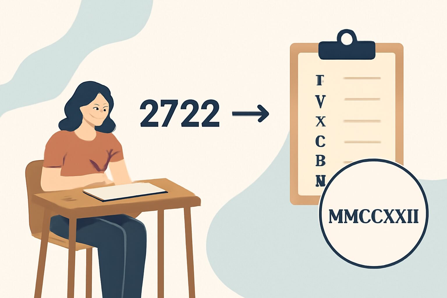 Roman Numerals: 2722