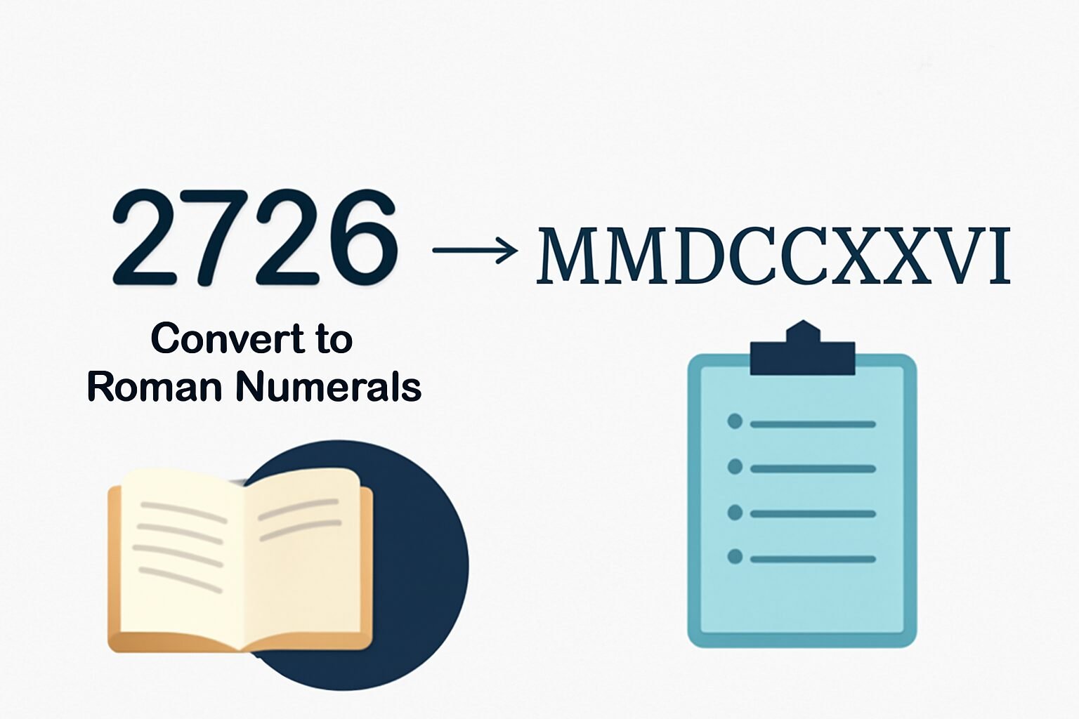 Roman Numerals: 2726