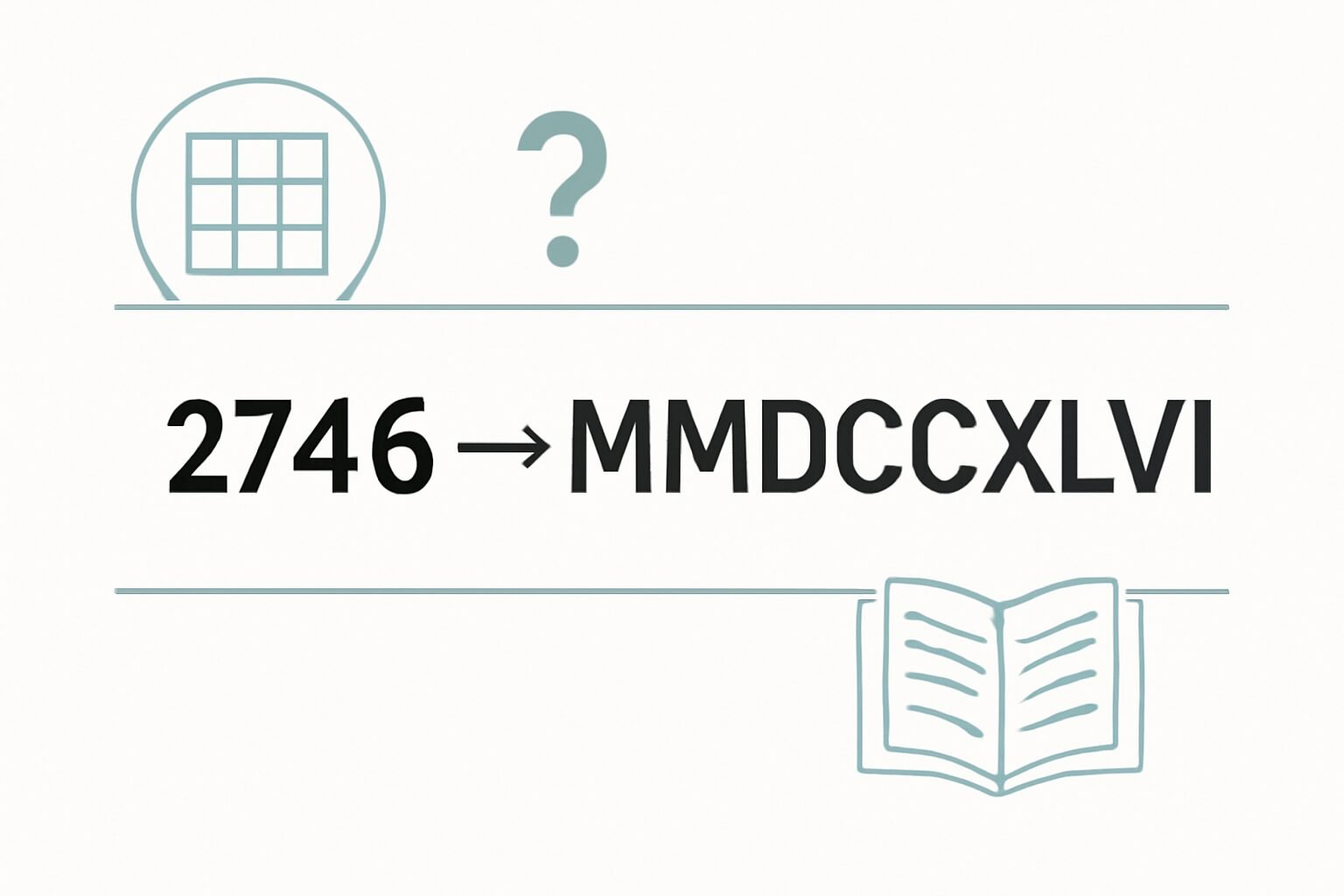 Roman Numerals: 2746