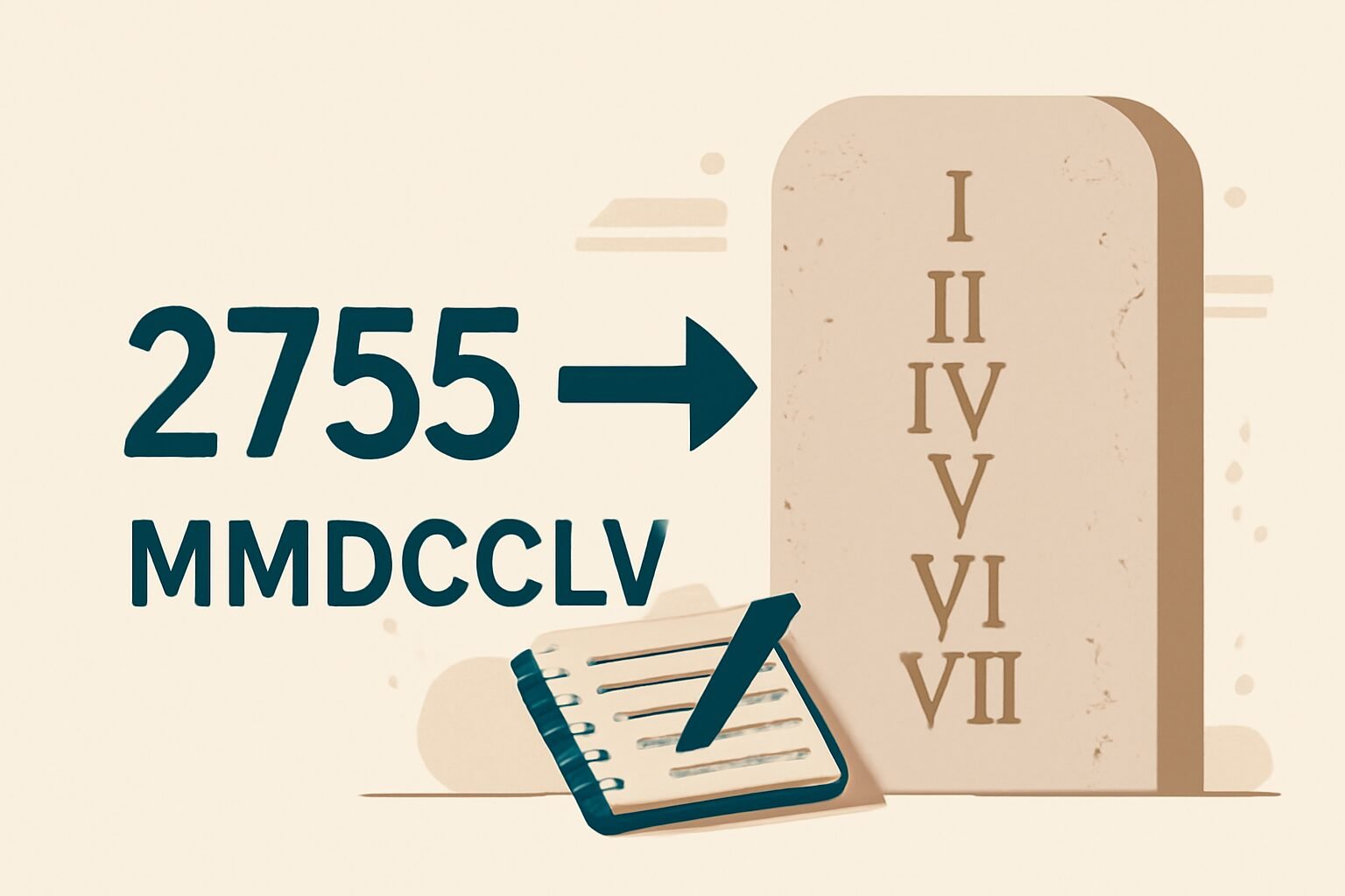 Roman Numerals: 2755