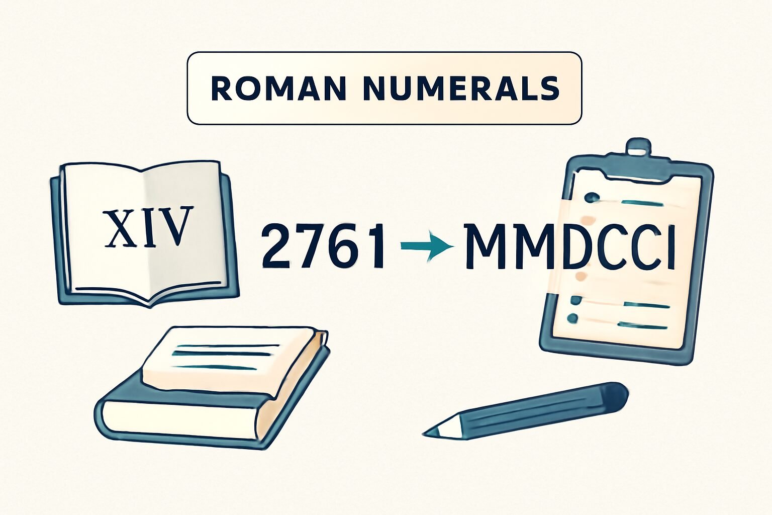 Roman Numerals: 2761