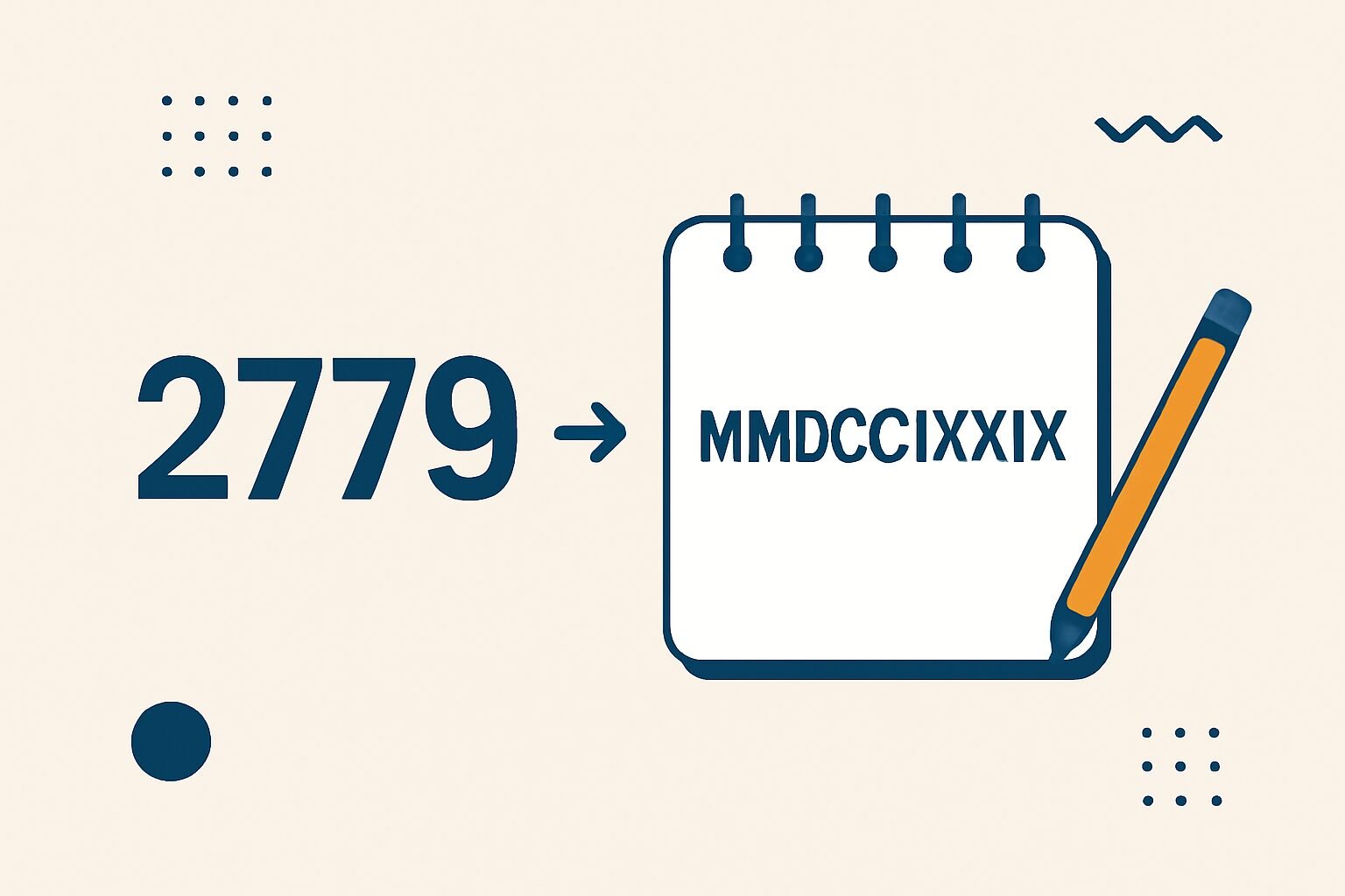 Roman Numerals: 2779