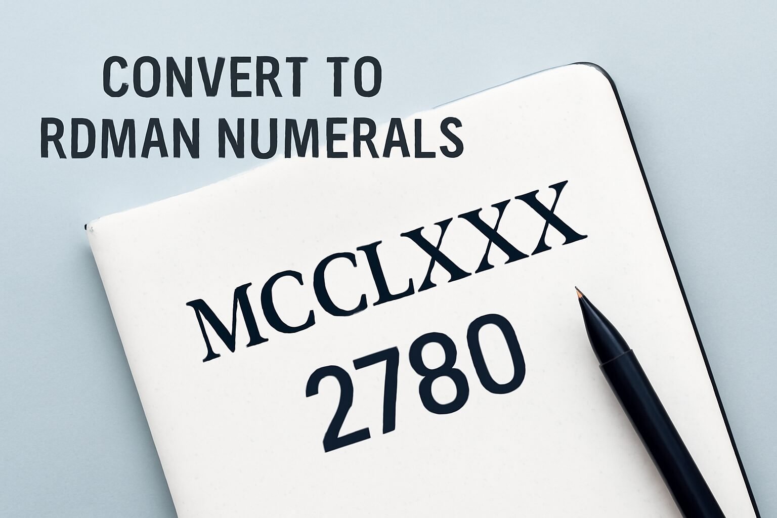 Roman Numerals: 2780