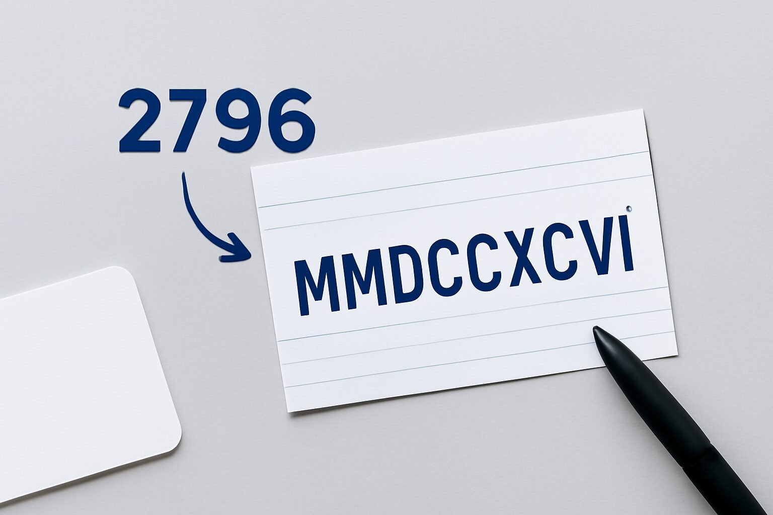 Roman Numerals: 2796