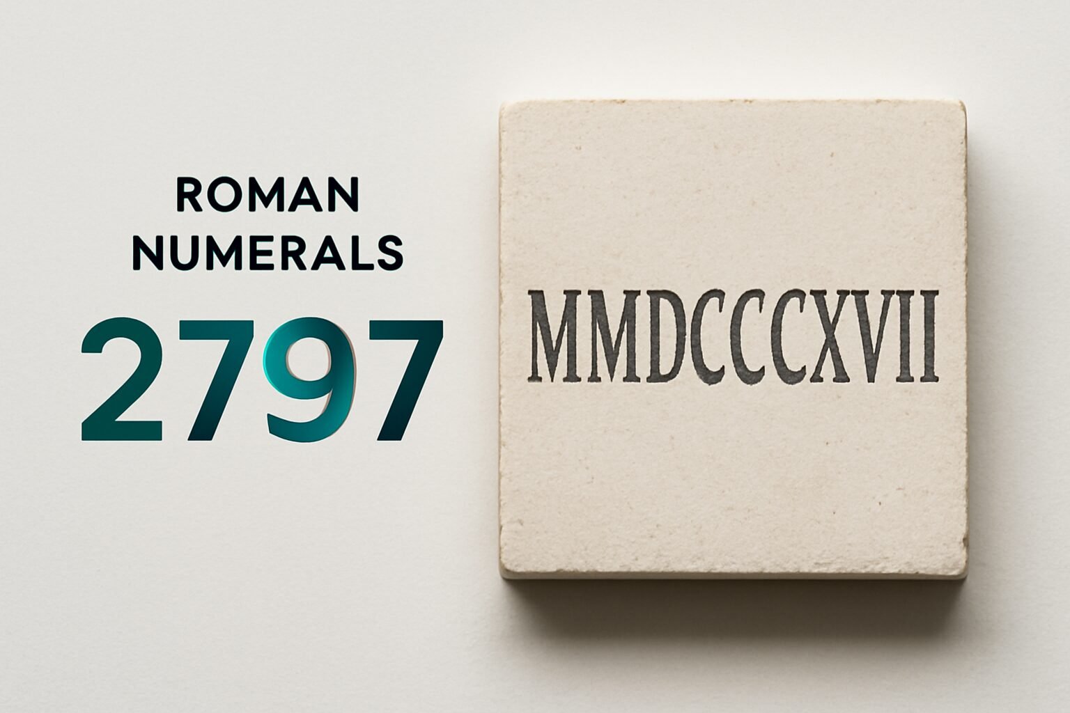 Roman Numerals: 2797