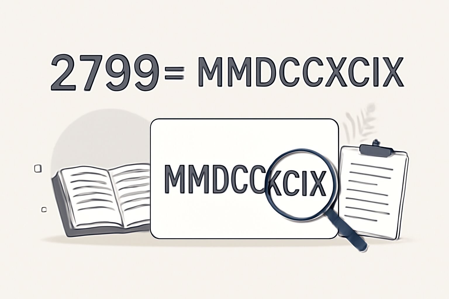 Roman Numerals: 2799