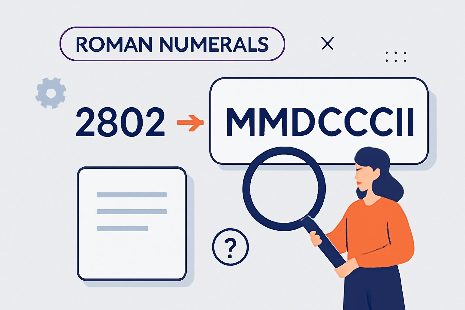 Roman Numerals: 2802