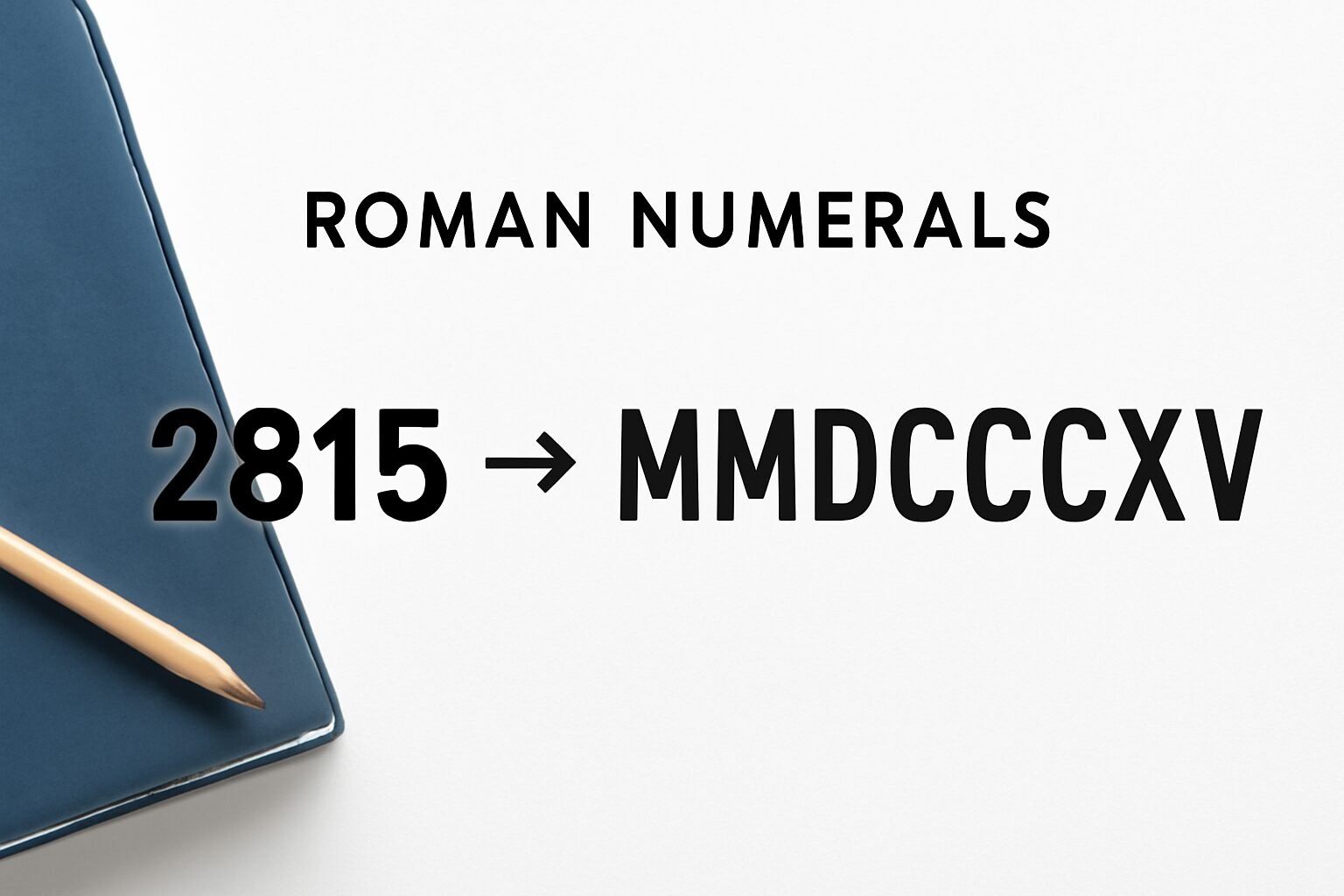 Roman Numerals: 2815