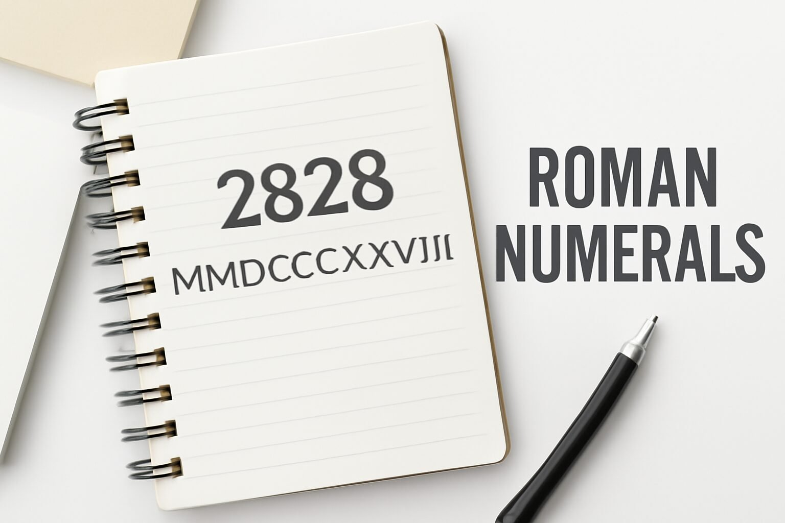 Roman Numerals: 2828