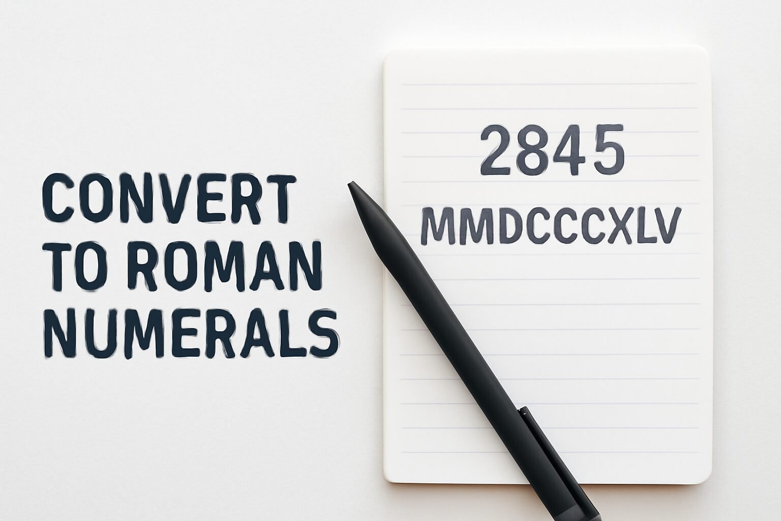 Roman Numerals: 2845
