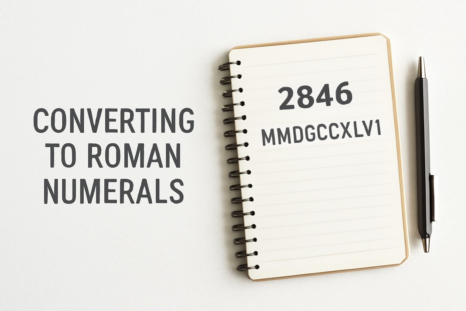 Roman Numerals: 2846