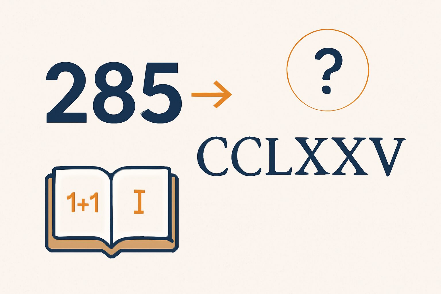 Roman Numerals: 285