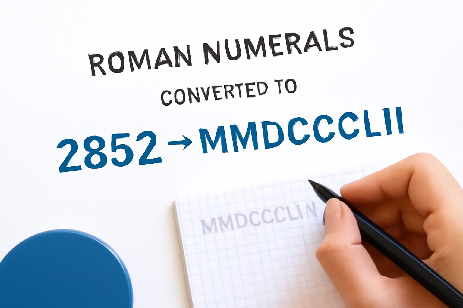 Roman Numerals: 2852