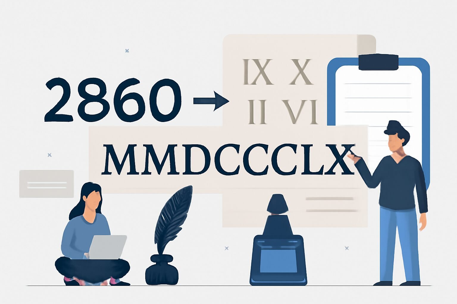 Roman Numerals: 2860