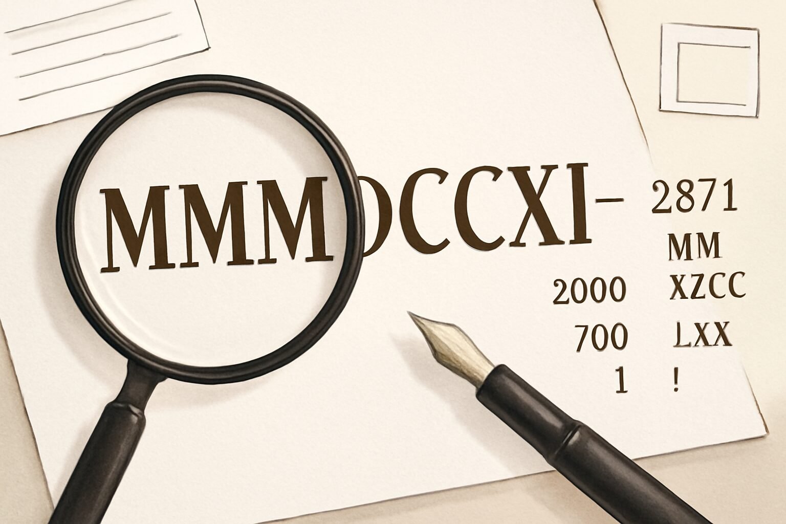 Roman Numerals: 2871