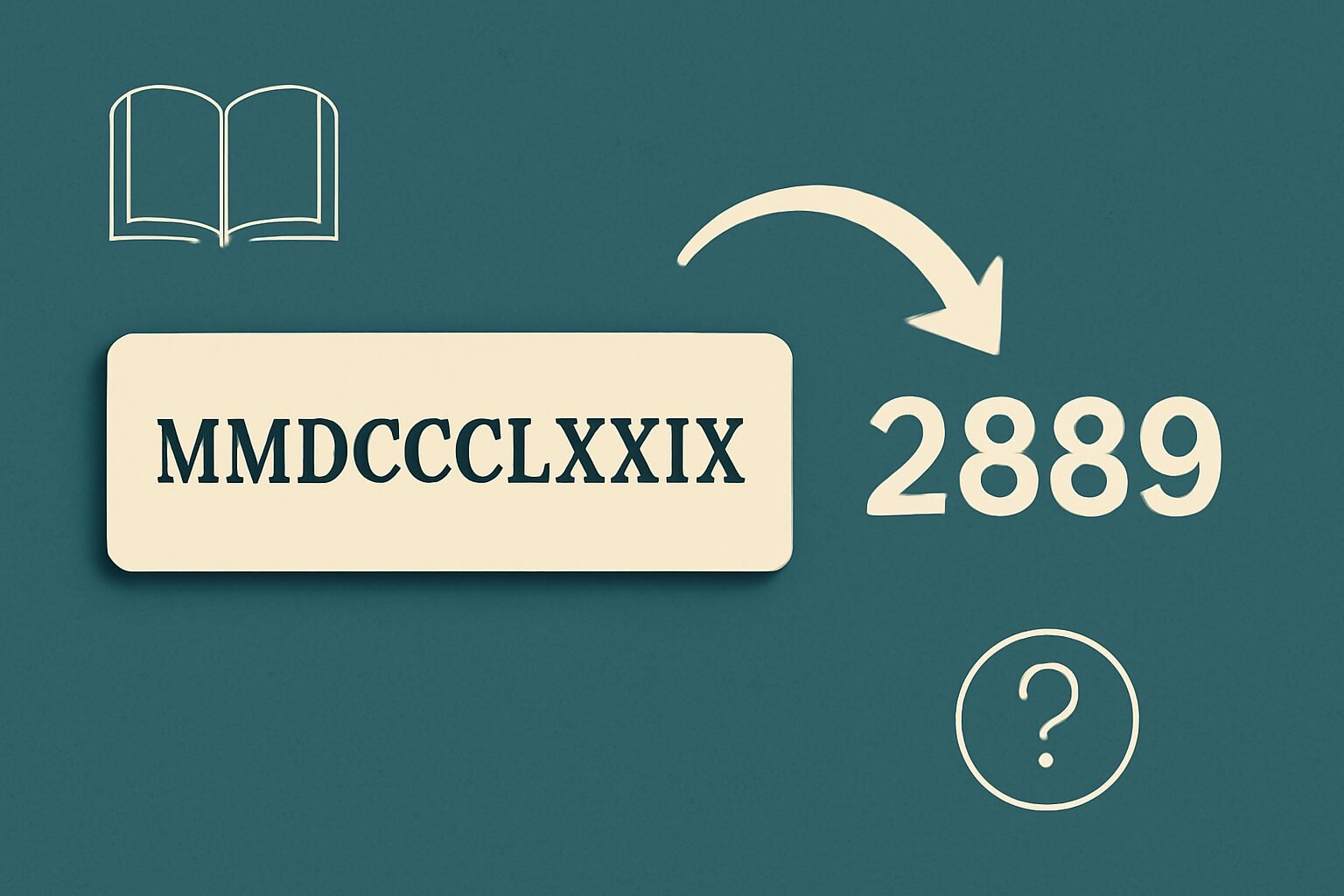 Roman Numerals: 2889