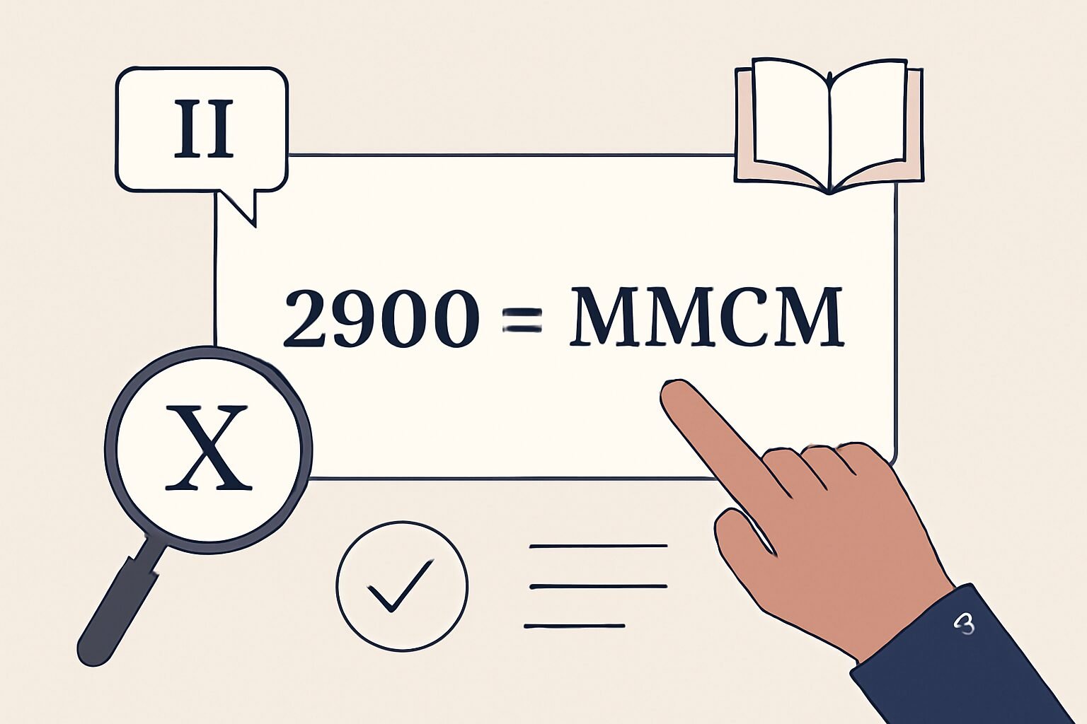 Roman Numerals: 2900